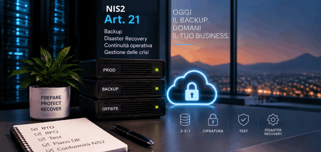 Backup e Disaster Recovery: i requisiti NIS2 Art. 21