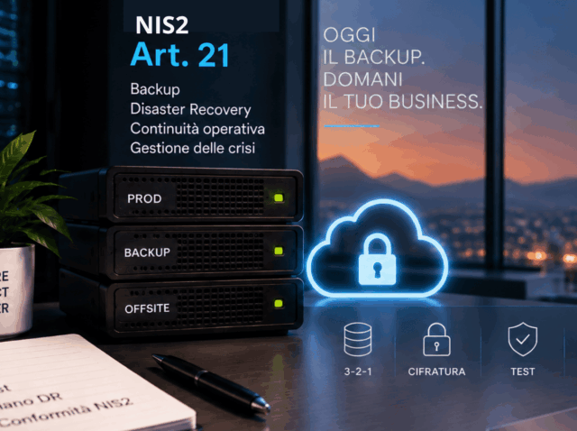 Backup e Disaster Recovery: i requisiti NIS2 Art. 21